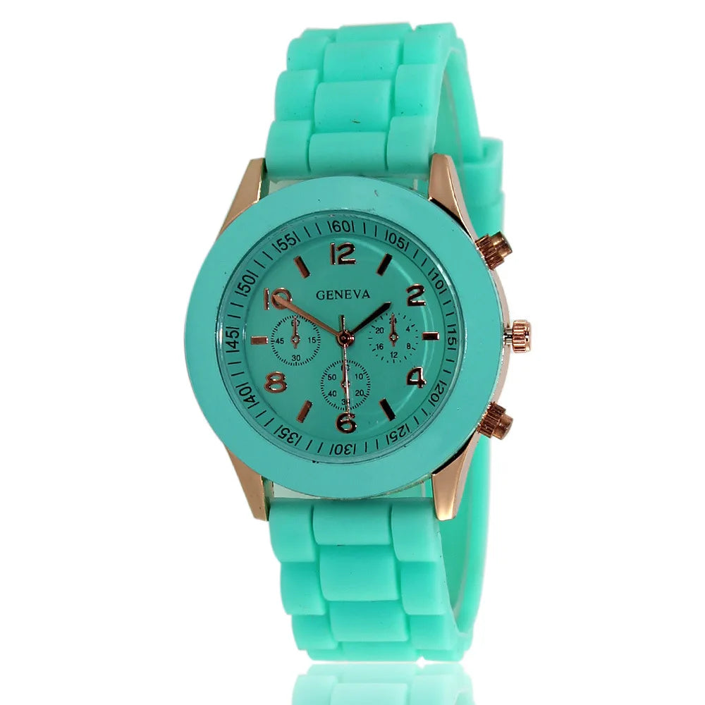 Fashion Geneva Children Quartz Watch Ladies Purple