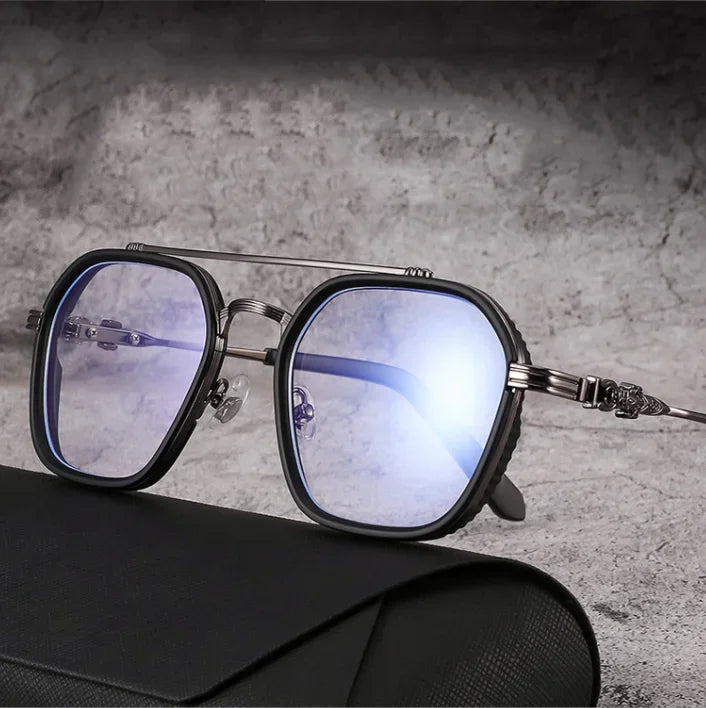 1PCs Blue Light Blocking Fashion High-end Glasses Men