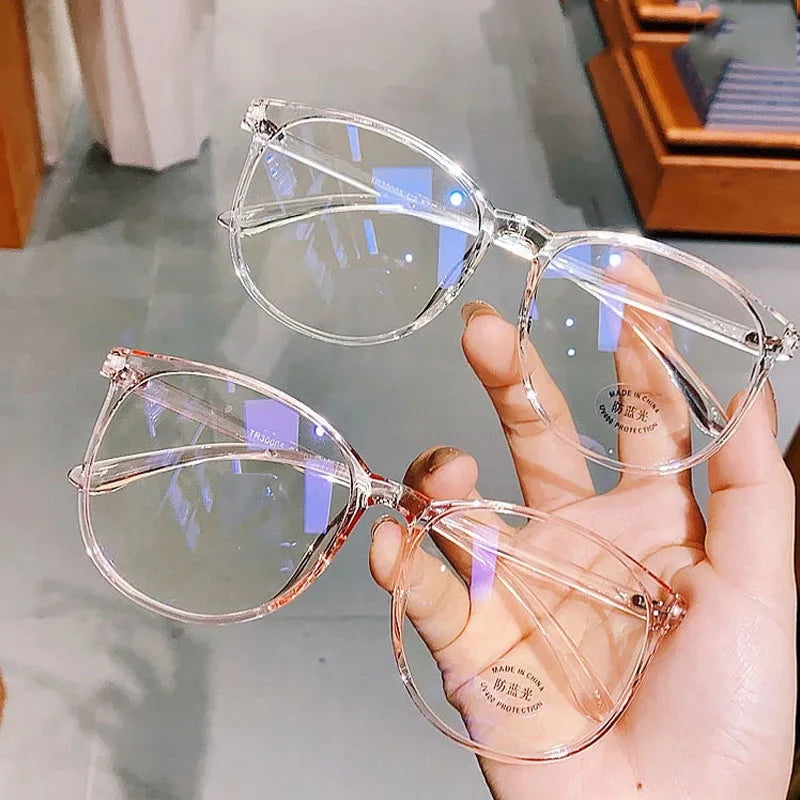 Korean Fashion Anti Blue Light Glasses Transparent