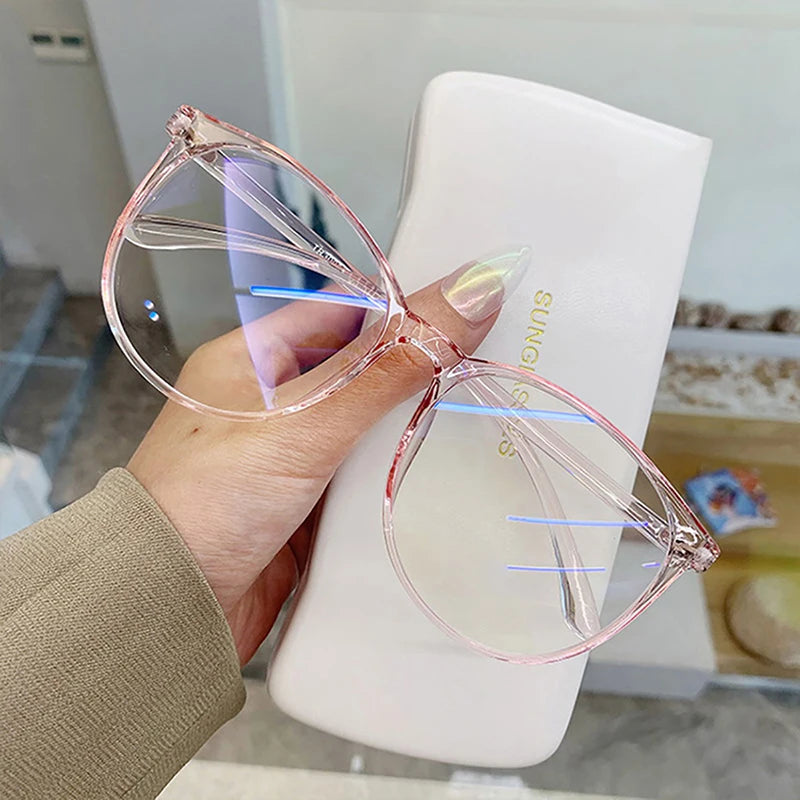 Korean Fashion Anti Blue Light Glasses Transparent