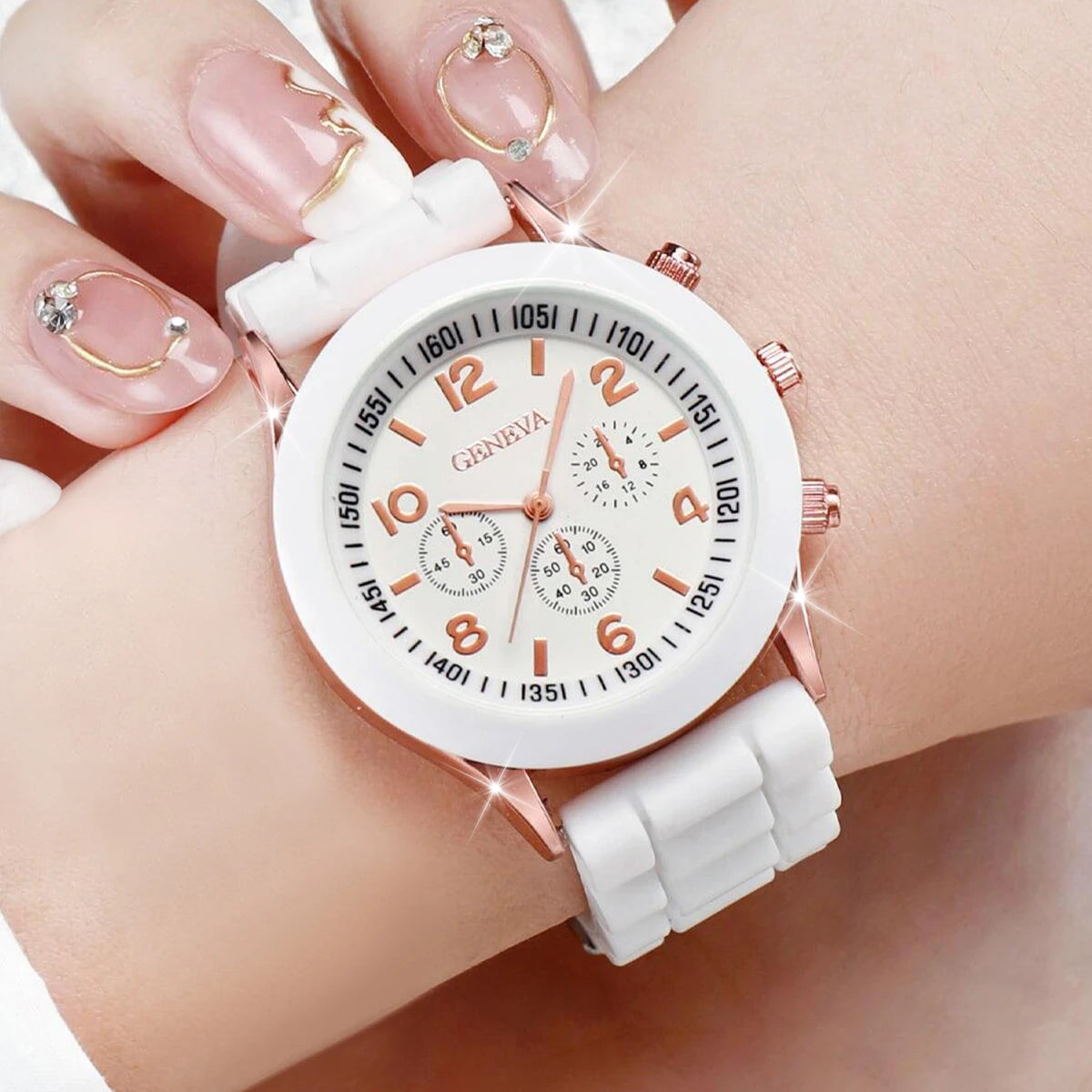 3PCS Women Watches Fashion Arabic