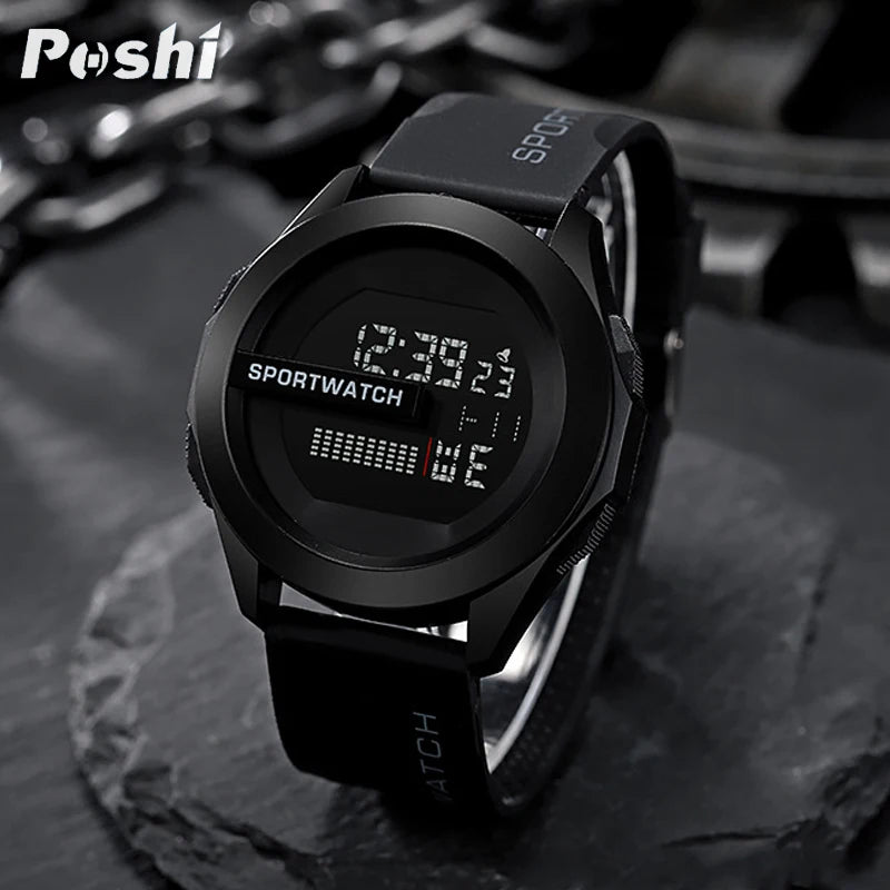 POSHI Sport Watch for Man Luxury Digital Wristwatch