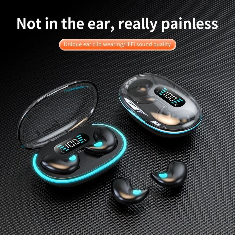 X55 Sleeping Earbuds Wireless Mini Headphones For Work TWS Bluetooth Earphone