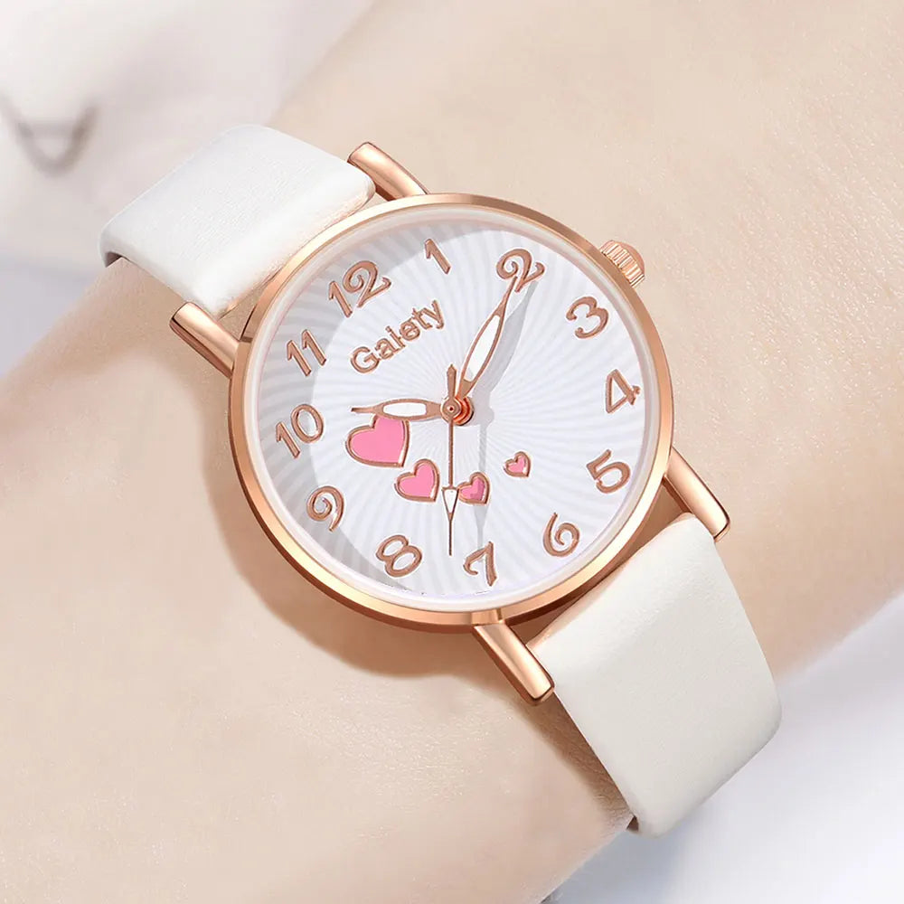 Gaiety 5PCS/Set Fashion Casual Women's Watch