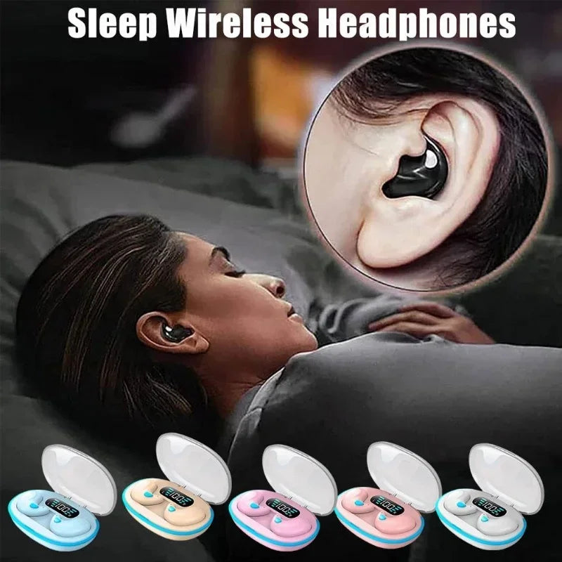 X55 Sleeping Earbuds Wireless Mini Headphones For Work TWS Bluetooth Earphone