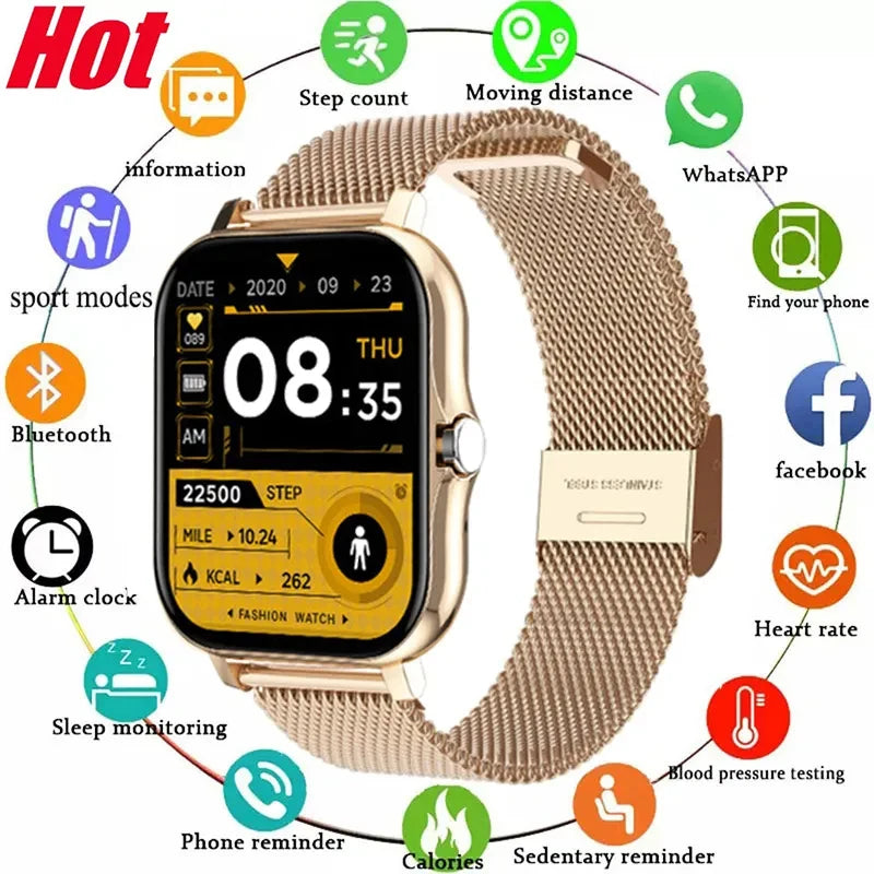 Y13 Smart Watch For Men Women Gift Full Touch Screen Sport Fitness Watches