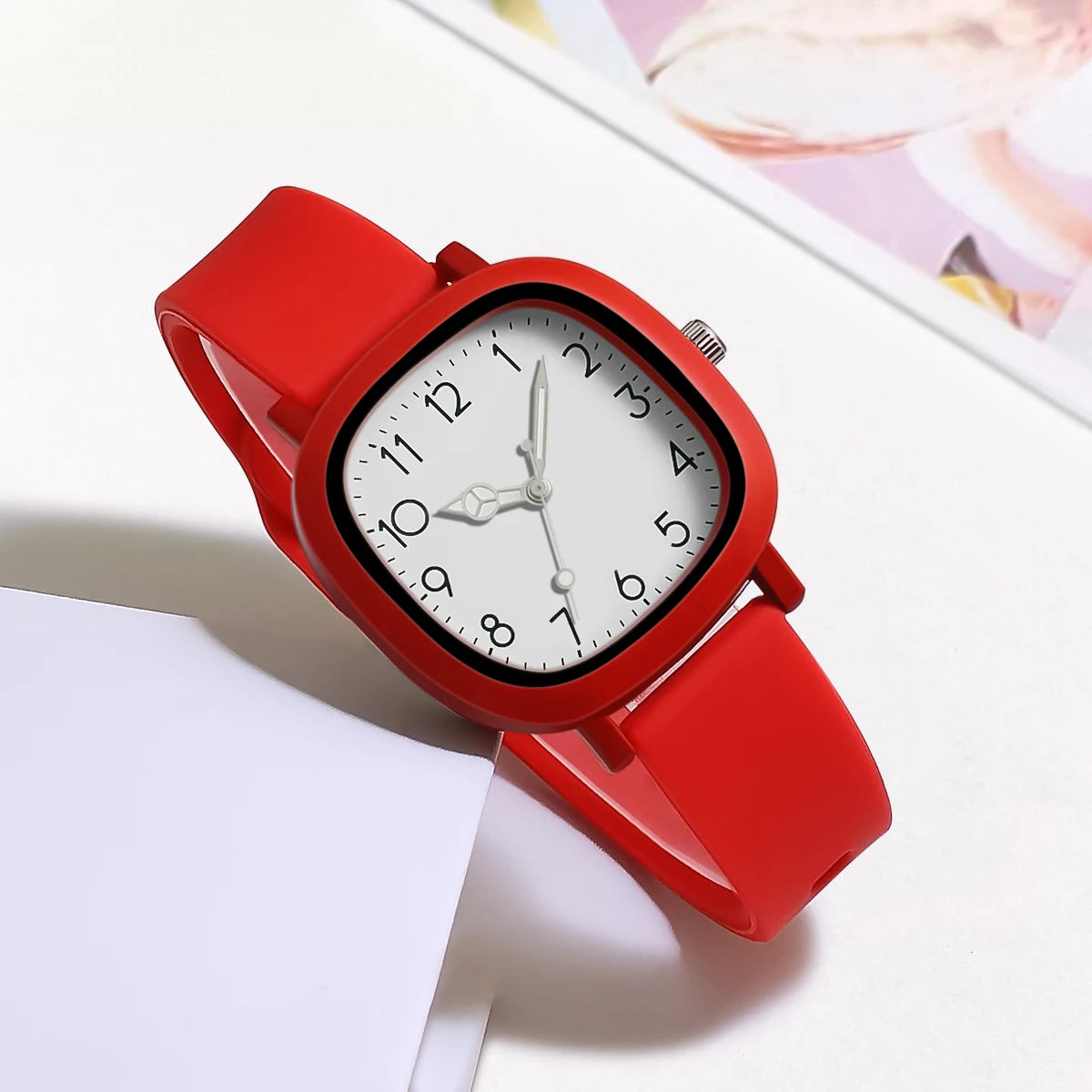 Fashion Women Watch Silicone Quartz Wristwatches For Women