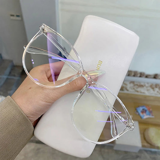 Korean Fashion Anti Blue Light Glasses Transparent