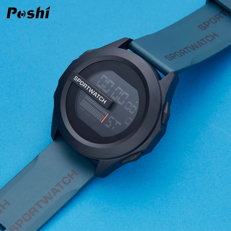 POSHI Sport Watch for Man Luxury Digital Wristwatch