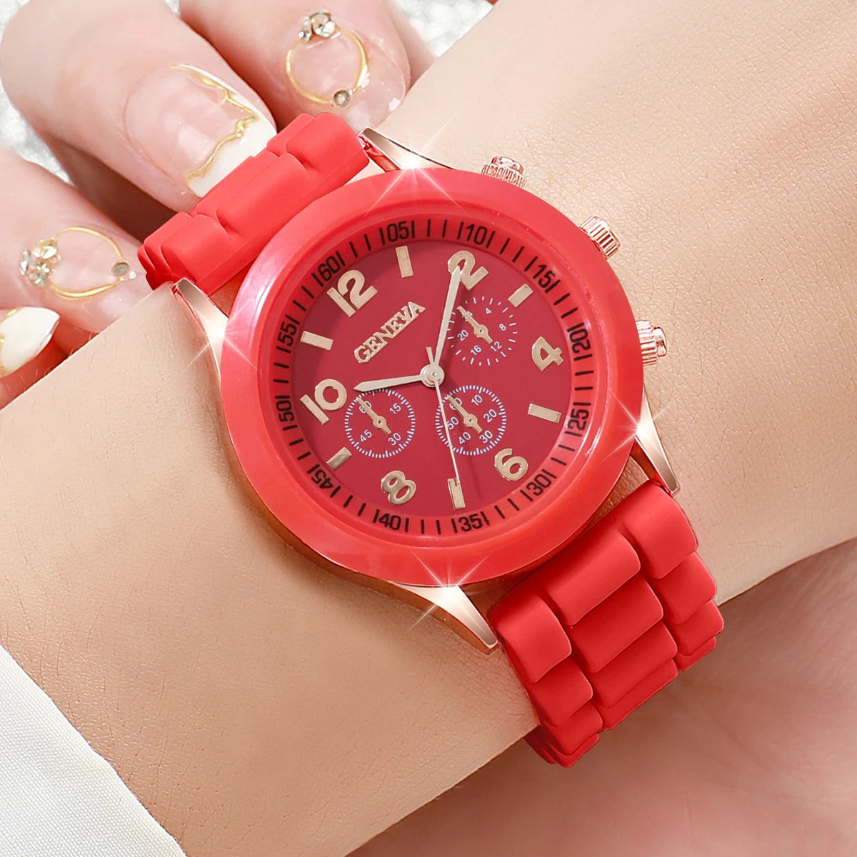 3PCS Women Watches Fashion Arabic