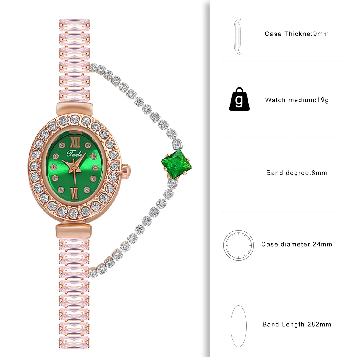 Women Watch Luxury Brand Wristwatch Women Rhinestone Watches Quartz Watch Ladies Clock Gift Montre Femme relojes de mujer