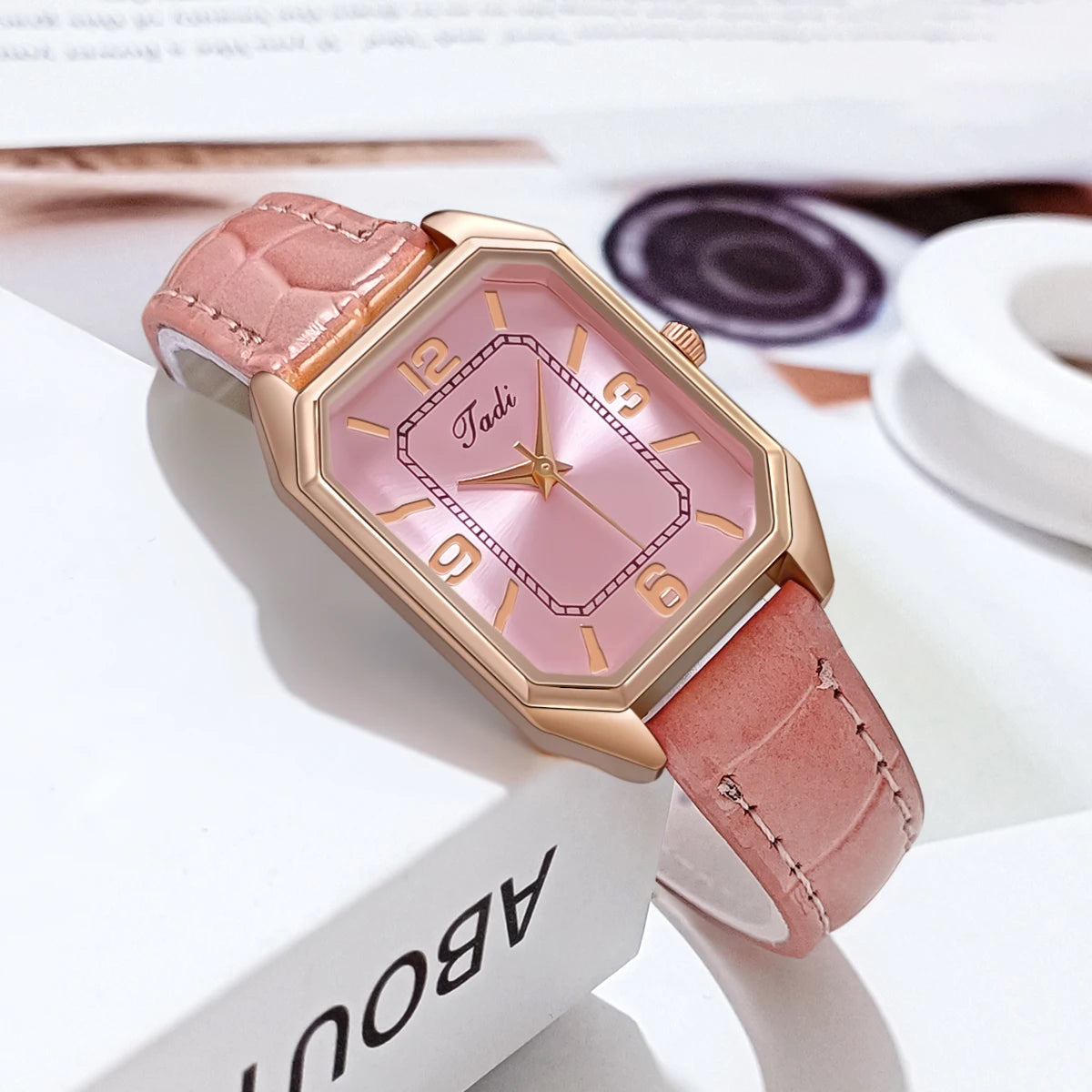 Casual Women Watch Pu Leather Wristwatch Women Watches