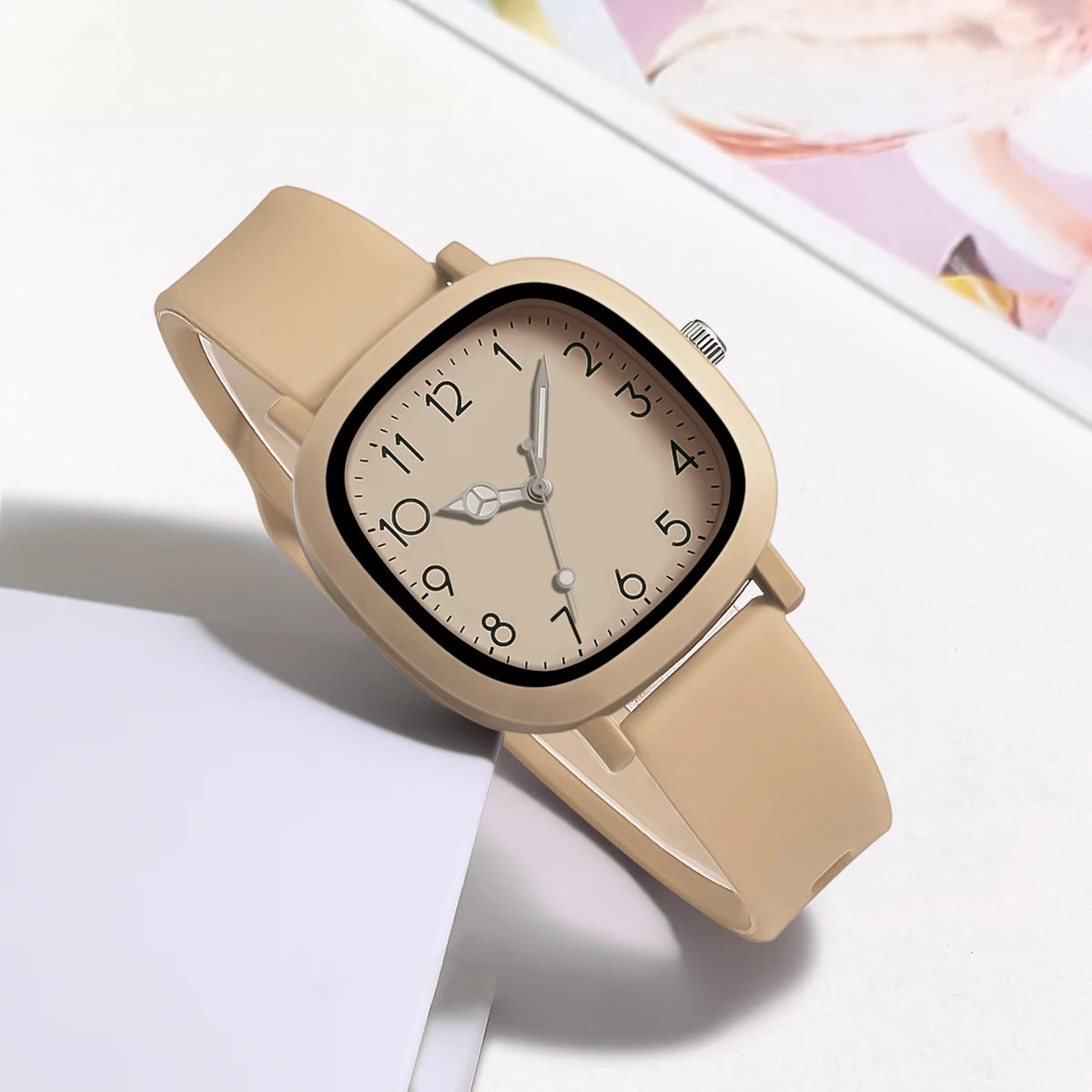 Fashion Women Watch Silicone Quartz Wristwatches For Women