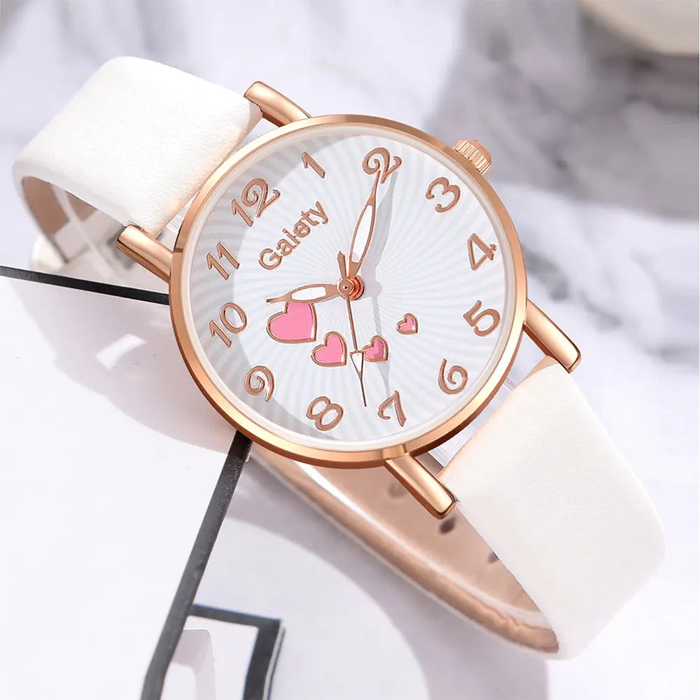 Gaiety 5PCS/Set Fashion Casual Women's Watch