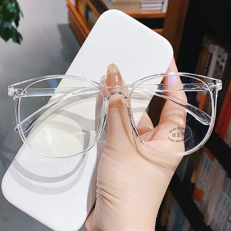 Transparent Anti Blue Light Glasses Women Men