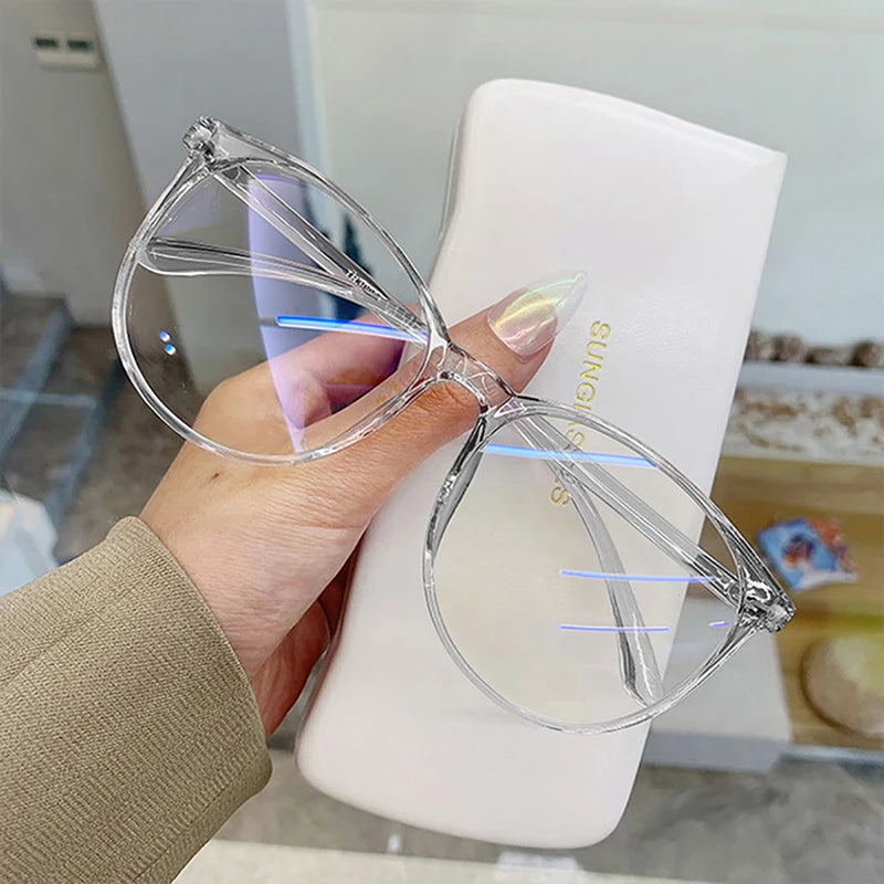 Korean Fashion Anti Blue Light Glasses Transparent