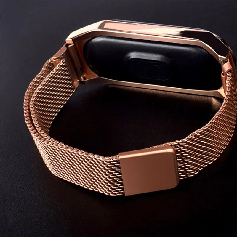 2024 New LED Women Watches for Girls Magnetic Watchband